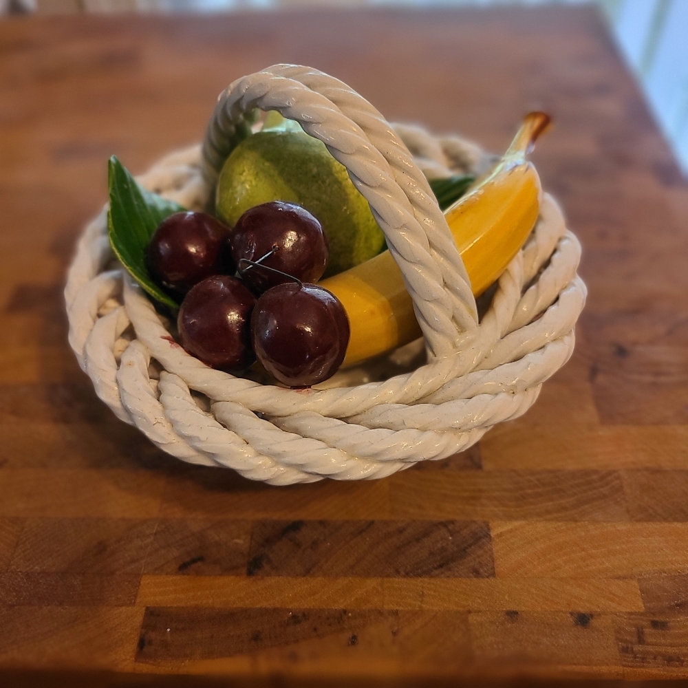 Handmade ceramic fruit bowl